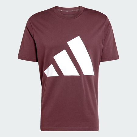 ADIDAS SPORTSWEAR Essentials Big Logo Tee Aurora Ruby / Brown MEN