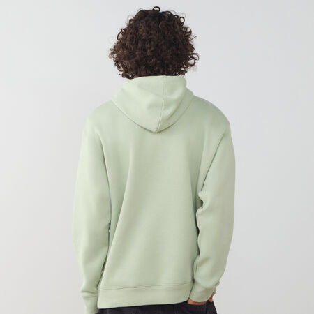NEW BALANCE HOODIE SMALL LOGO VERT/BLANC HOMME