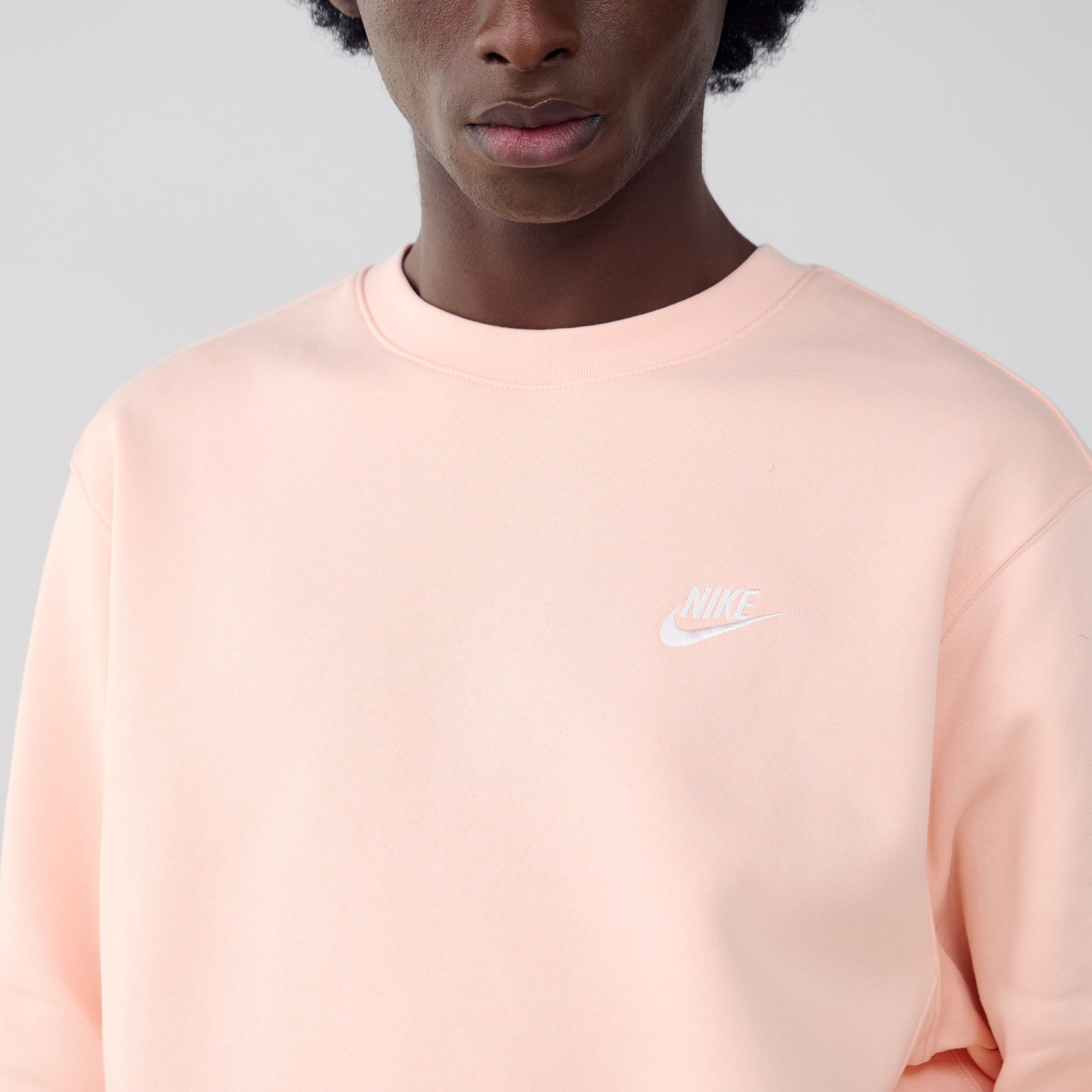 Sweat Crew Club  Rose/blanc