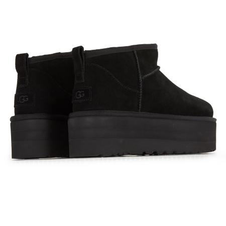 UGG CLASSIC ULTRA MINI PLATFORM BLACK SNEAKERS WOMEN Courir