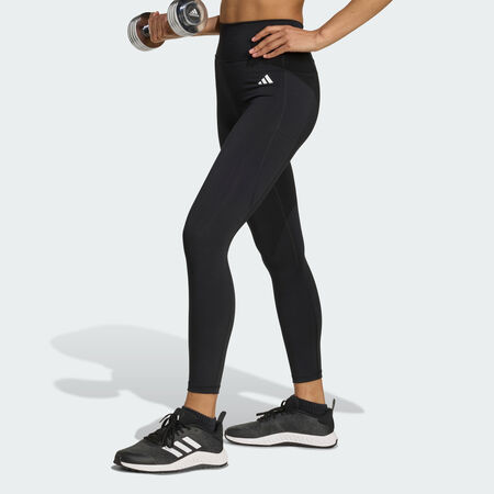 Legging Optime Essentials No Front Rise Seam 7/8 : Black