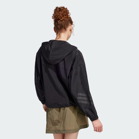 ADIDAS SPORTSWEAR Future Icons 3-Stripes Windbreaker Black WOMEN