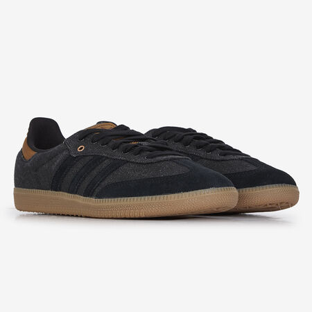 ADIDAS ORIGINALS samba SAMBA OG DENIM BLACK/BROWN MEN