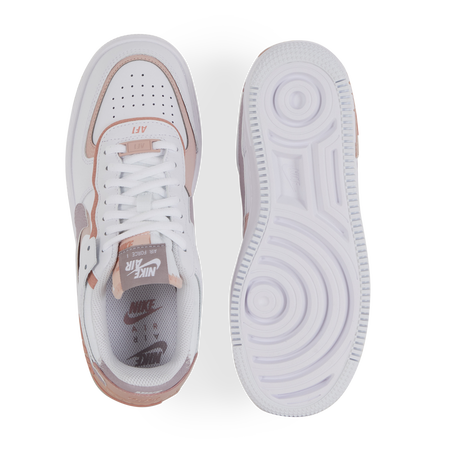 Nike air force wit goud hot sale