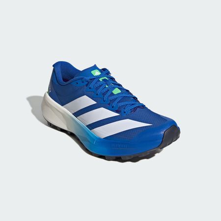 ADIDAS ORIGINALS Terrex Agravic 4 Trail Running Shoes Blue / Cloud White / Lime Burst MEN