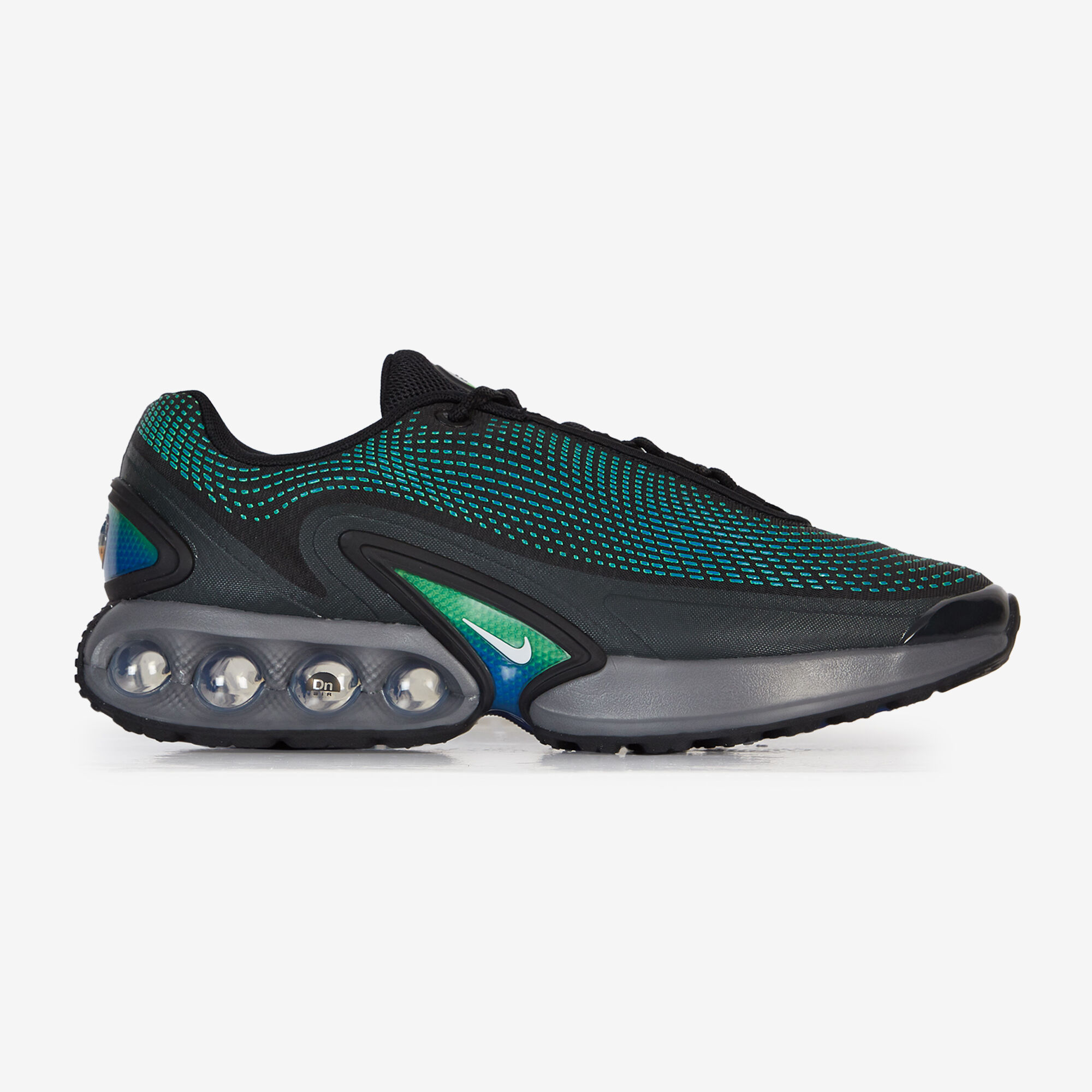 NIKE AIR MAX DN SNEAKERS HOMME NOIR VERT LACETS Courir