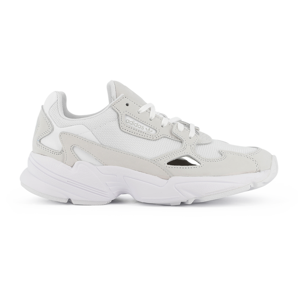 adidas falcon femme blanche et bleu