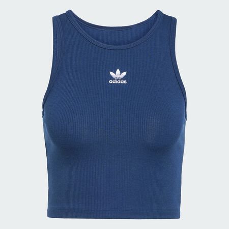 ADIDAS ORIGINALS Essentials Ribbed Tank Top Night Indigo WOMEN