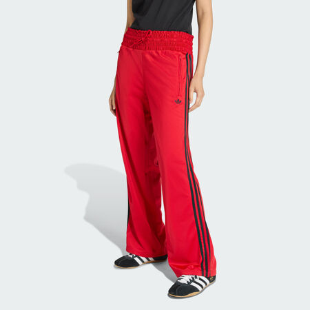 SMOCKED FIREBIRD TRACKPANTS : Better Scarlet