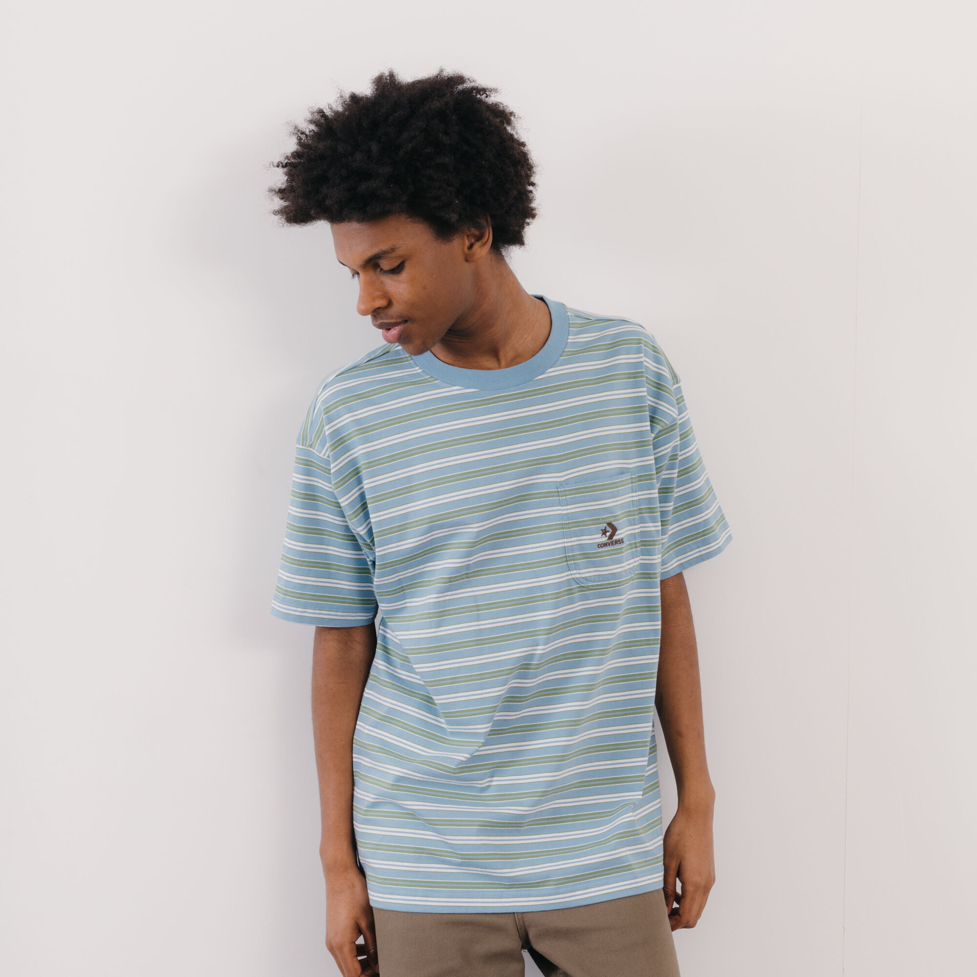 T shirt online converse homme verte