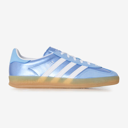 ADIDAS ORIGINALS gazelle GAZELLE INDOOR METALLIC BLEU/BLANC FEMME