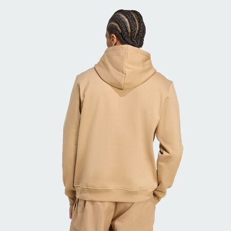 ADIDAS ORIGINALS HOODIE ESSENTIAL TREFOIL MARRON/BLANC HOMME