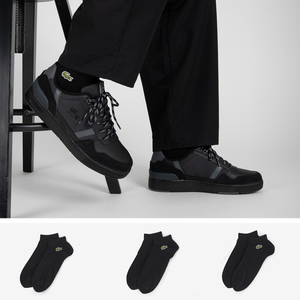 CHAUSSETTES X3 QUARTER LOGO