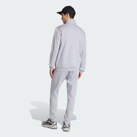 ADIDAS SPORTSWEAR 3-STRIPES FLEECE TRACKSUIT Halo Silver MEN