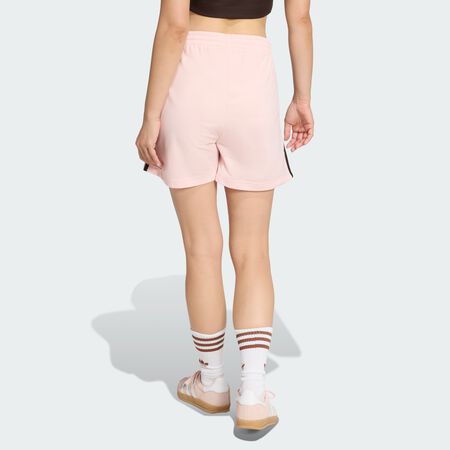 ADIDAS ORIGINALS FIREBIRD CLASSIC SHORTS Sandy Pink / Aurora Coffee WOMEN