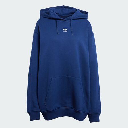 ADIDAS ORIGINALS Essentials Loose French Terry Hoodie Night Indigo WOMEN