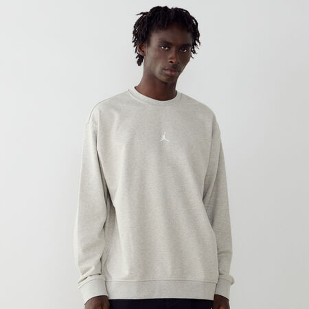 JORDAN SWEAT CREW CENTERED LOGO GRIS/BLANC HOMME