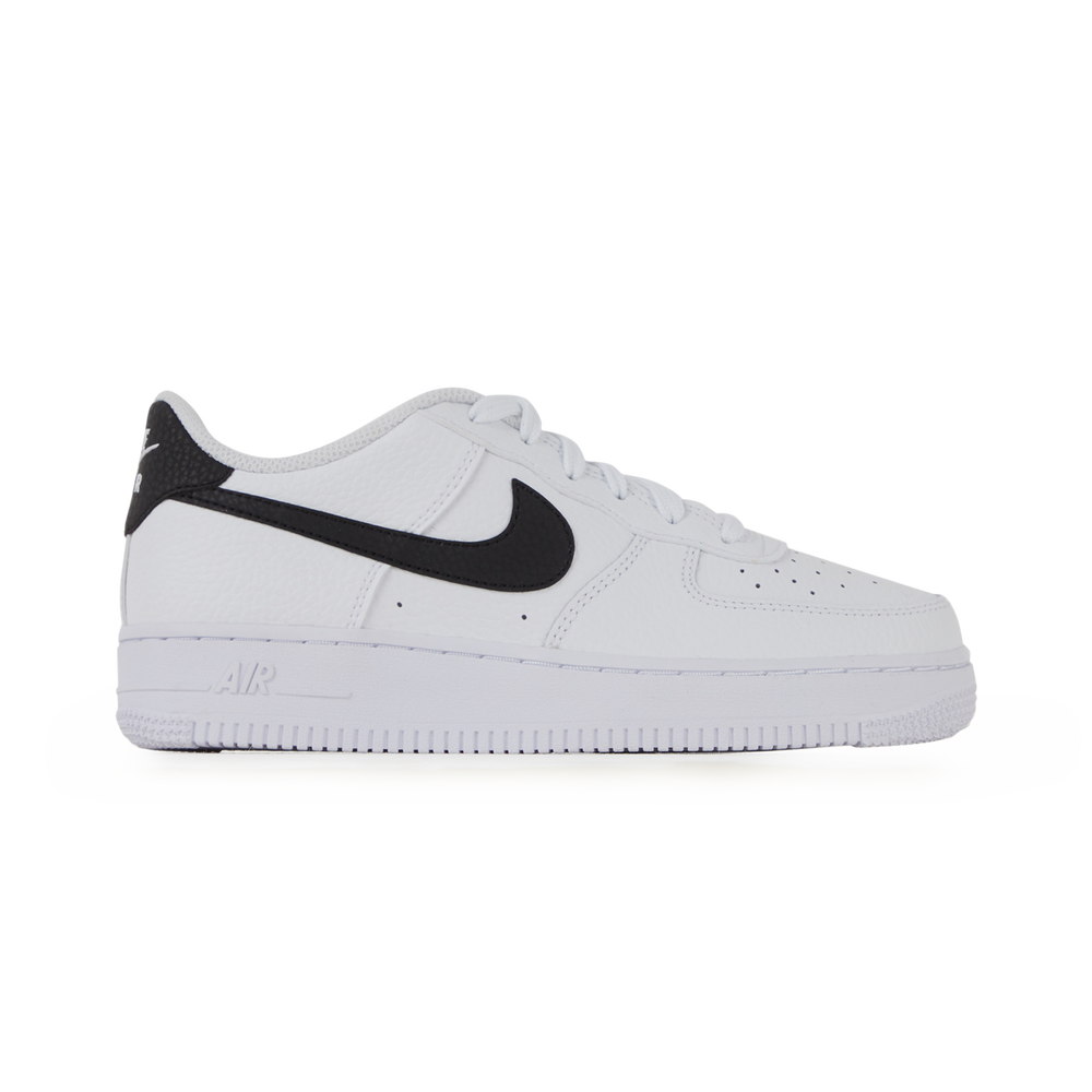 NIKE AIR FORCE 1 LOW SNEAKERS ENFANT BLANC NOIR LACETS Courir