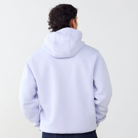 NIKE HOODIE CLUB SMALL LOGO LILAS HOMME