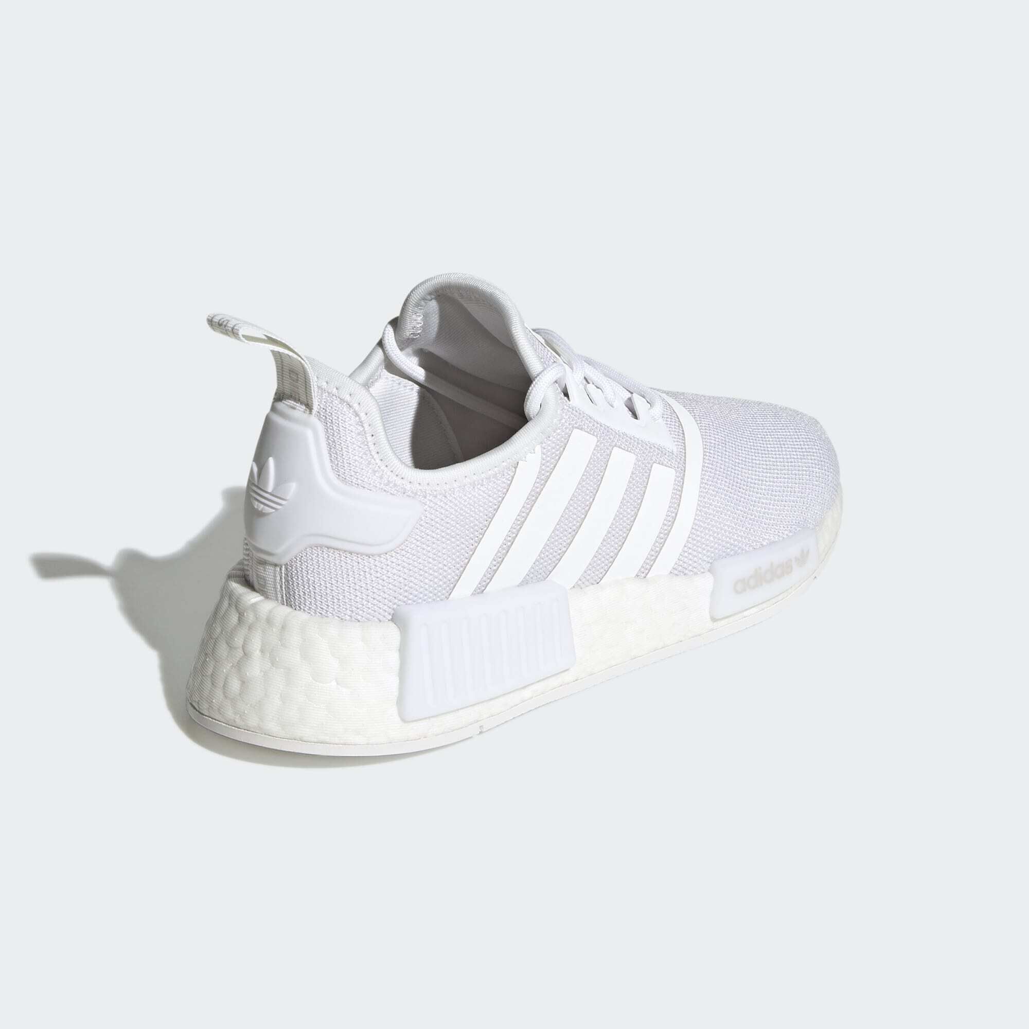 ADIDAS ORIGINALS Chaussure NMD R1 Refined SNEAKERS ENFANT Cloud White Cloud White Grey One LACETS Courir