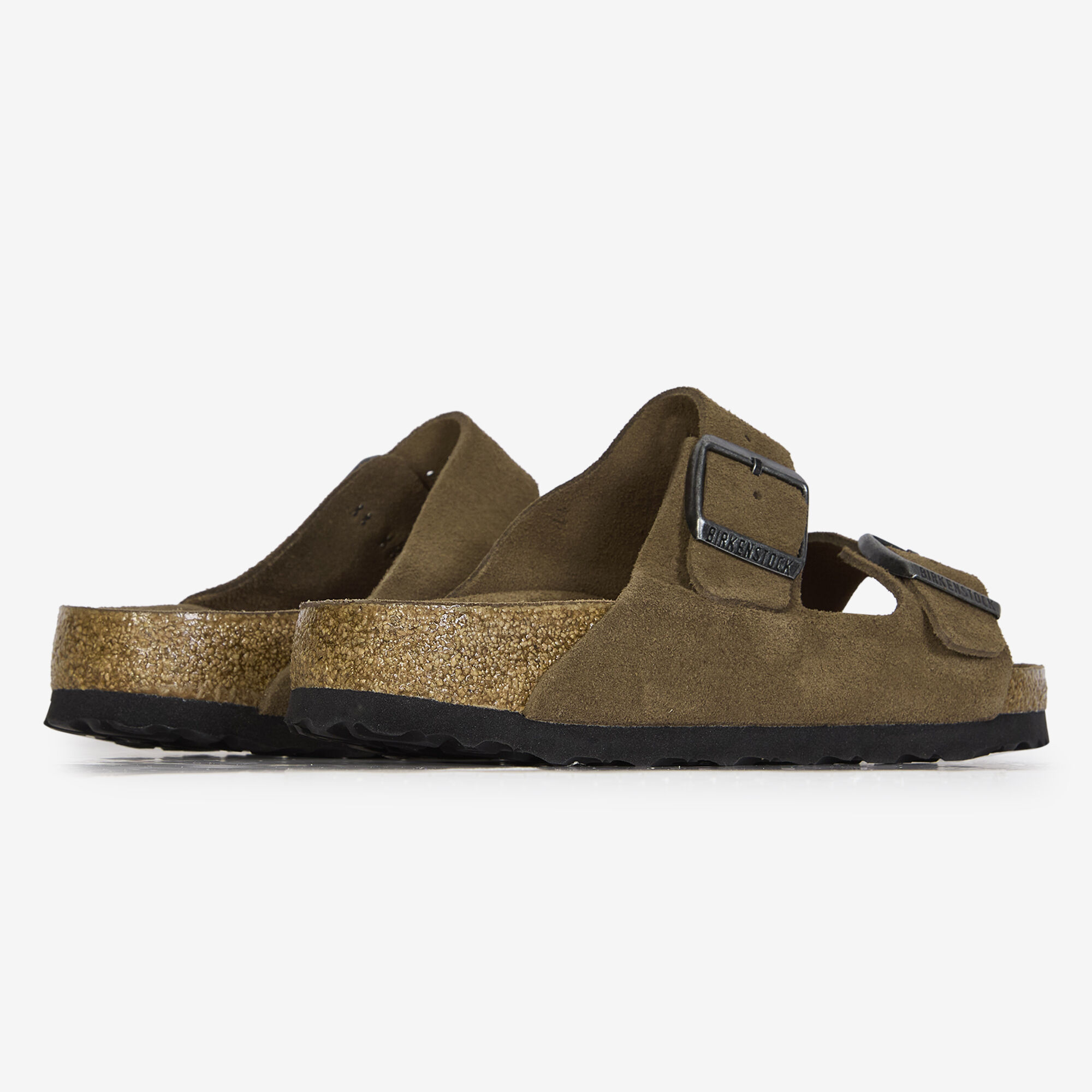 BIRKENSTOCK ARIZONA SUEDE DARK TEA BROWN - SUMMER WOMEN