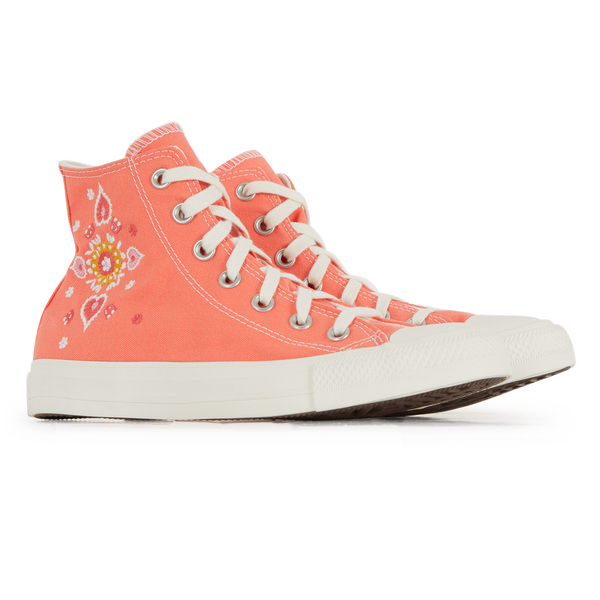 CONVERSE CHUCK TAYLOR ALL STAR HI FESTIVAL ENERGY BROWN SNEAKERS