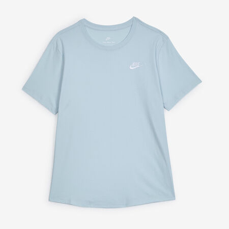 NIKE TEE SHIRT CLUB BLUE/WHITE WOMEN