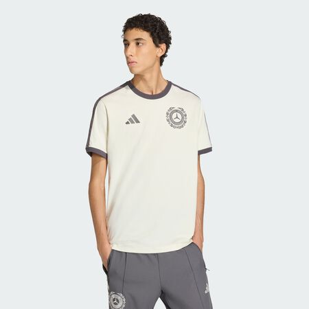 ADIDAS PERFORMANCE T-SHIRT &Eacute;QUIPE DE FORMULE 1 MERCEDES - AMG PETRONAS FL&Egrave;CHES D&rsquo;ARGENT ICON HOMMES Off White / Granite HOMME