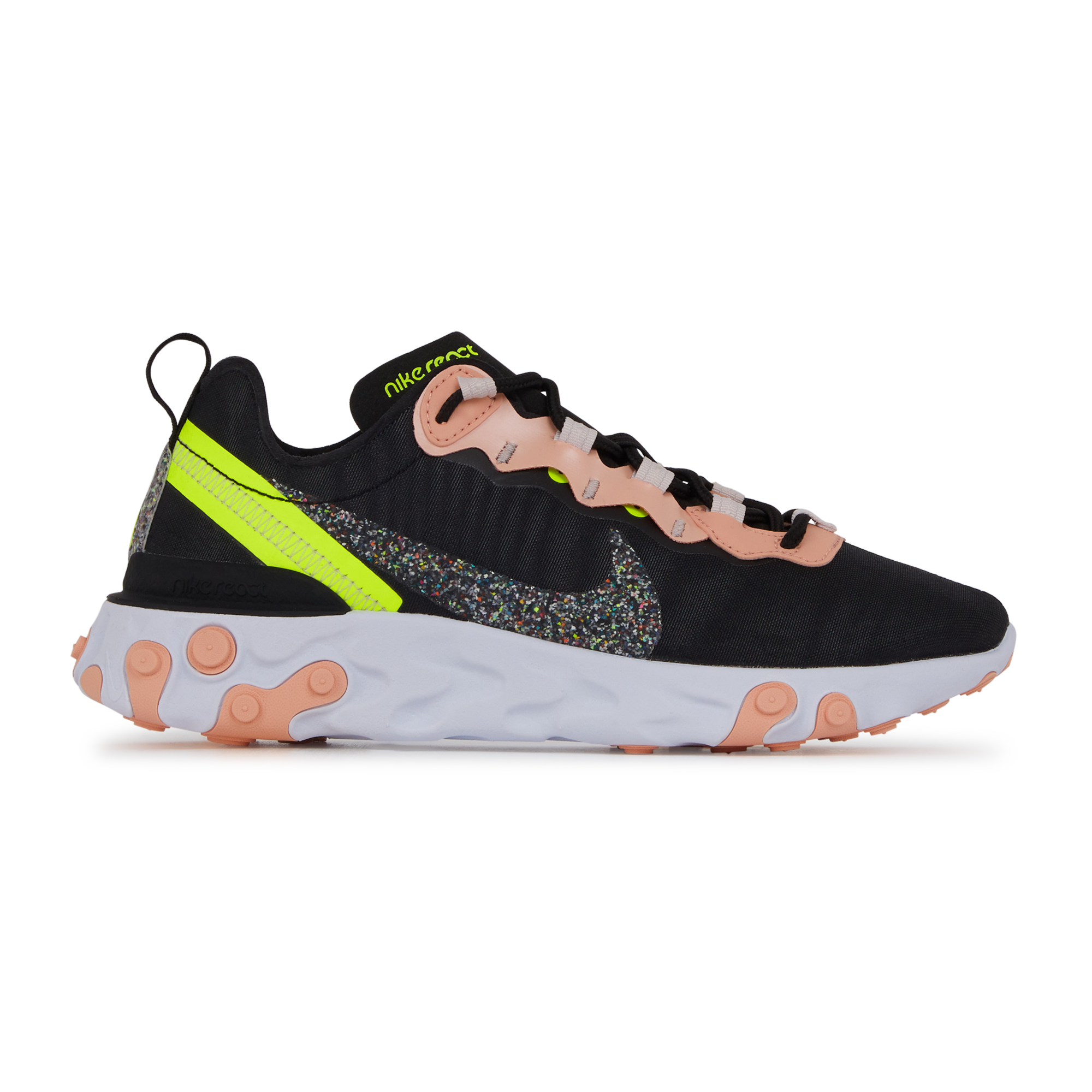 Nike react noir et rose Clearance