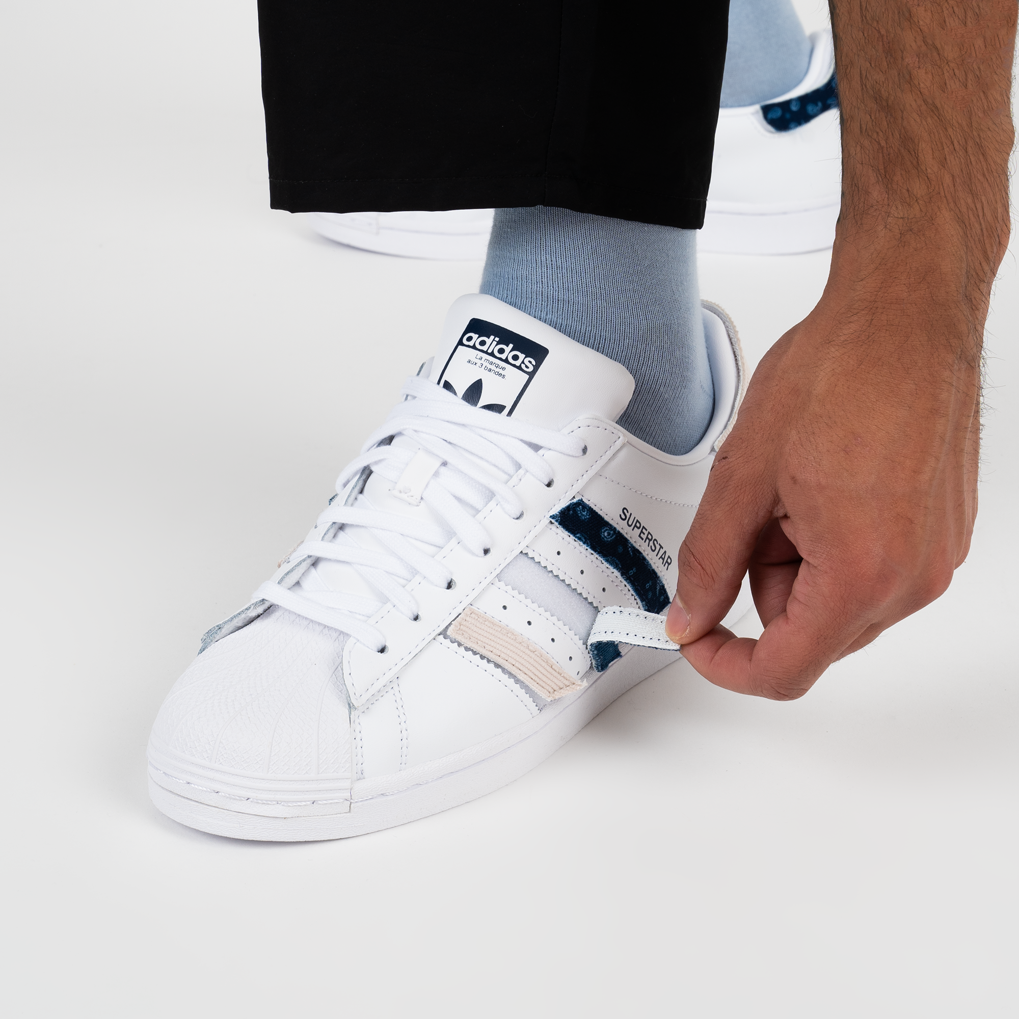 ADIDAS ORIGINALS SUPERSTAR VELCRO WHITE/MULTI | Courir.com