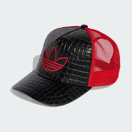 ADIDAS ORIGINALS CASQUETTE TRUCKER CROCO Black MIXTE