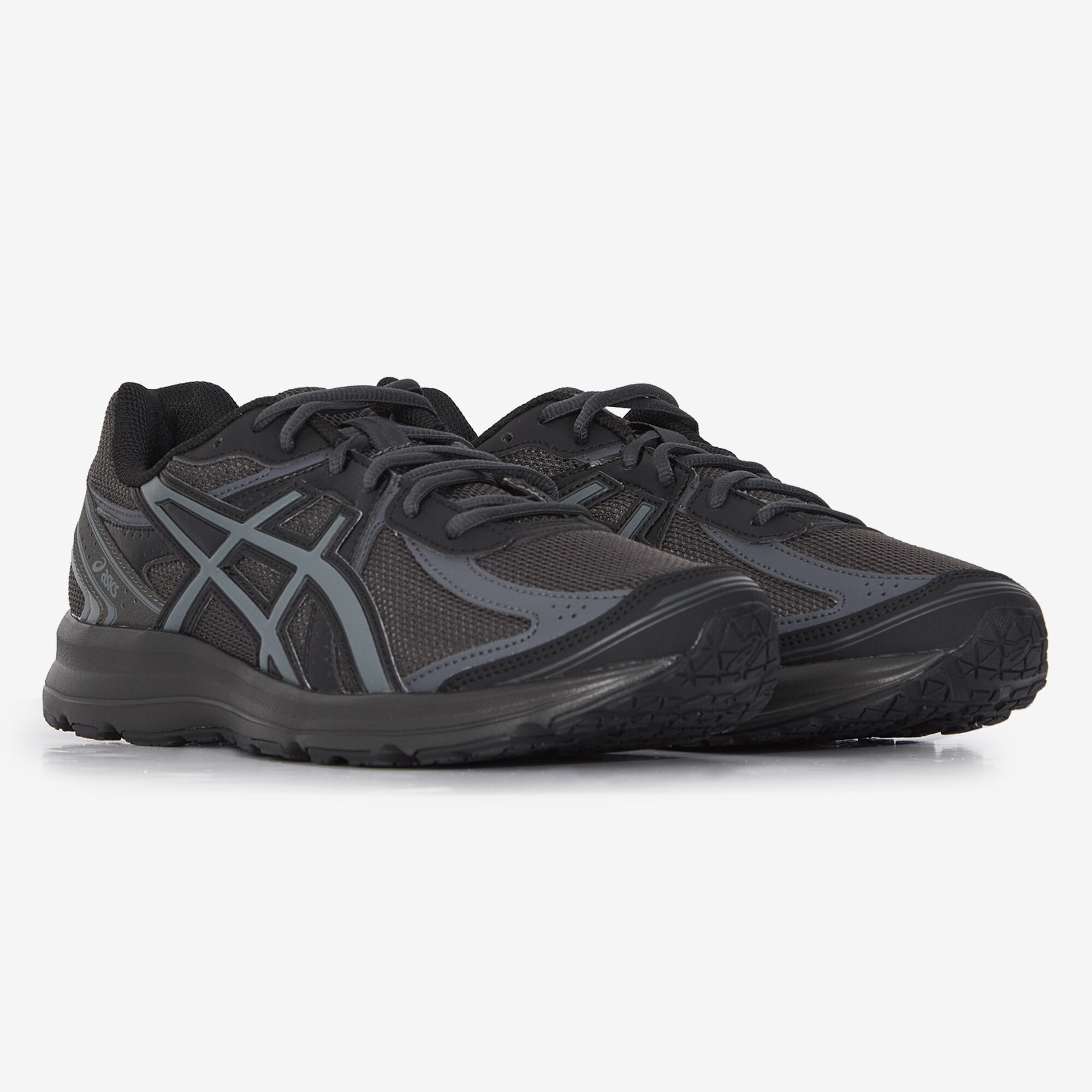 Baskets Asics BASKETS JOG NOIRES ET ARGENTÉES - vue 2