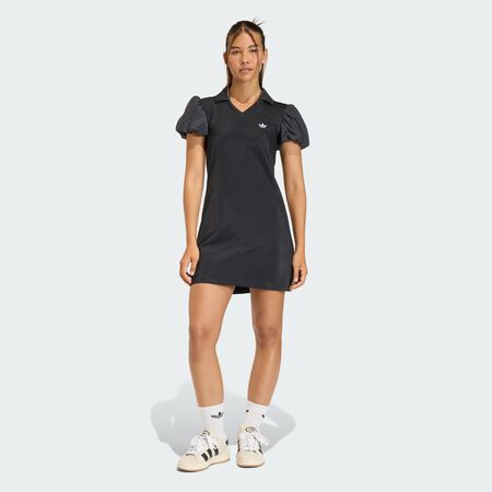 ADIDAS ORIGINALS DRESS WITH BALLOON SLEEVES Black WOMEN
