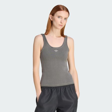 ADIDAS ORIGINALS ESSENTIALS LINEAR TANK TOP Black WOMEN