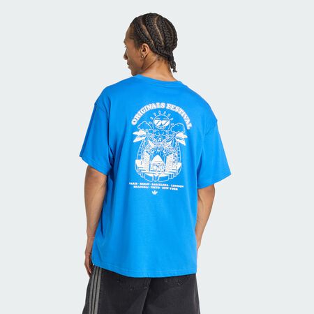 ADIDAS ORIGINALS MUSIC FESTS TEE Bright Royal MEN