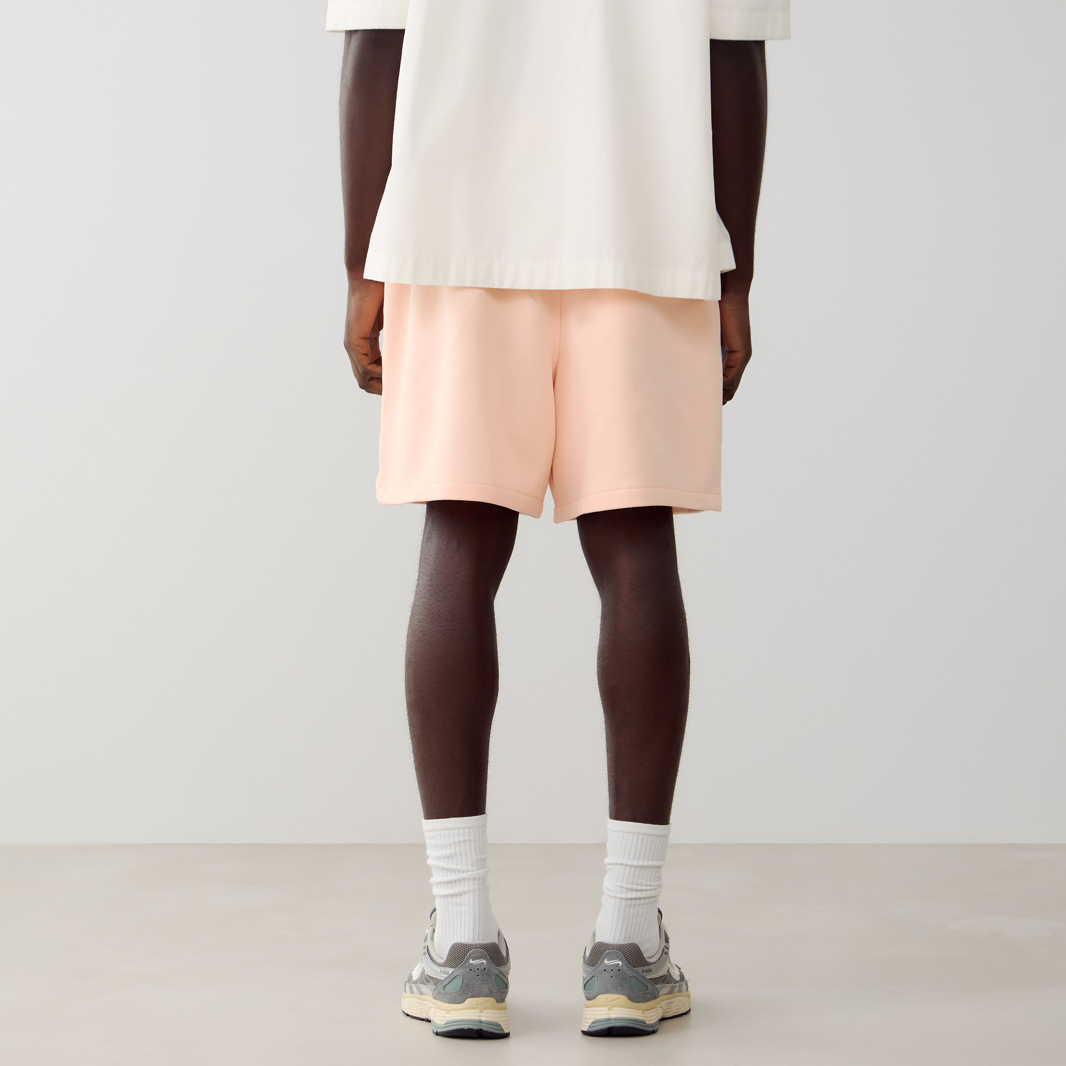 Short Club Fleece Flow  Rose/blanc