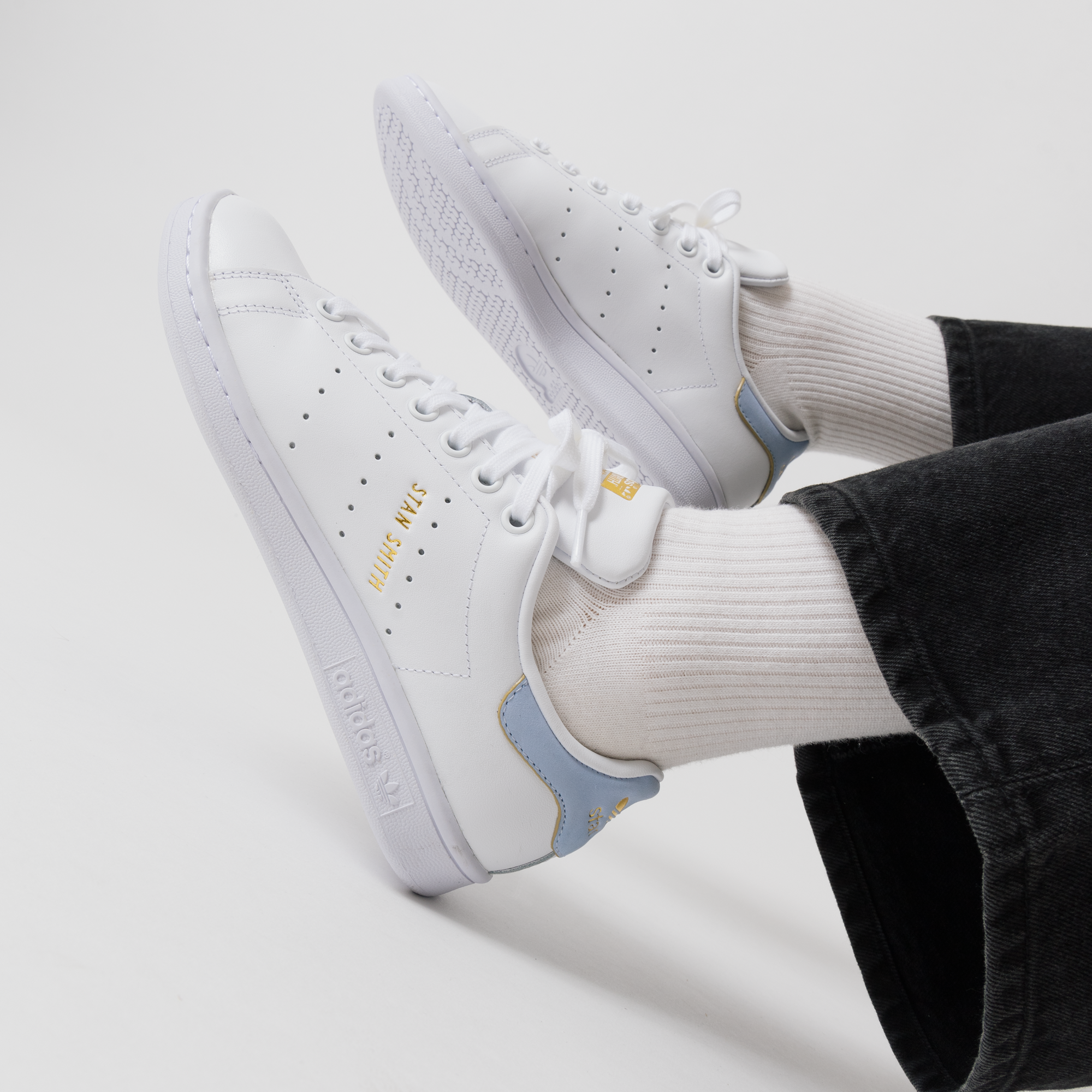 Adidas Originals Stan Smith Blanc Bleu Adidas Original Stan Smith