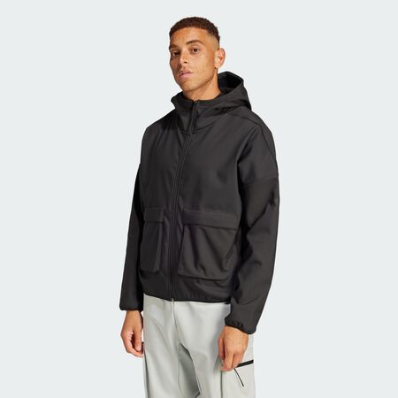 ADIDAS SPORTSWEAR City Escape Premium Full-Zip Hoodie Black MEN