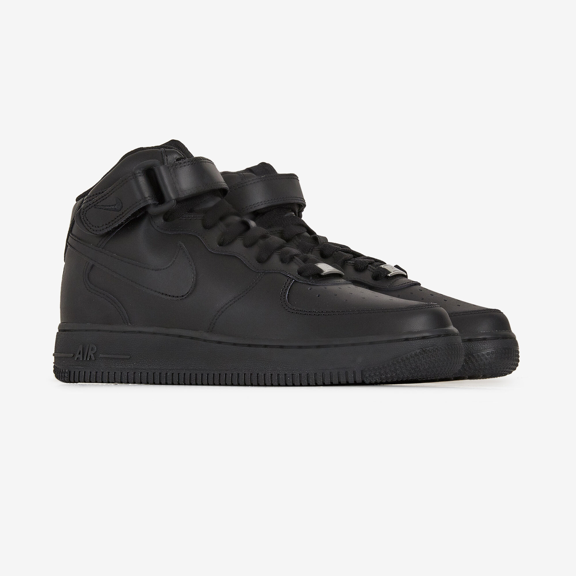 NIKE AIR FORCE 1 MID BLACK SNEAKERS KIDS Courir