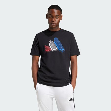 ADIDAS ORIGINALS Lounge Ice Graphic Tee Black MEN