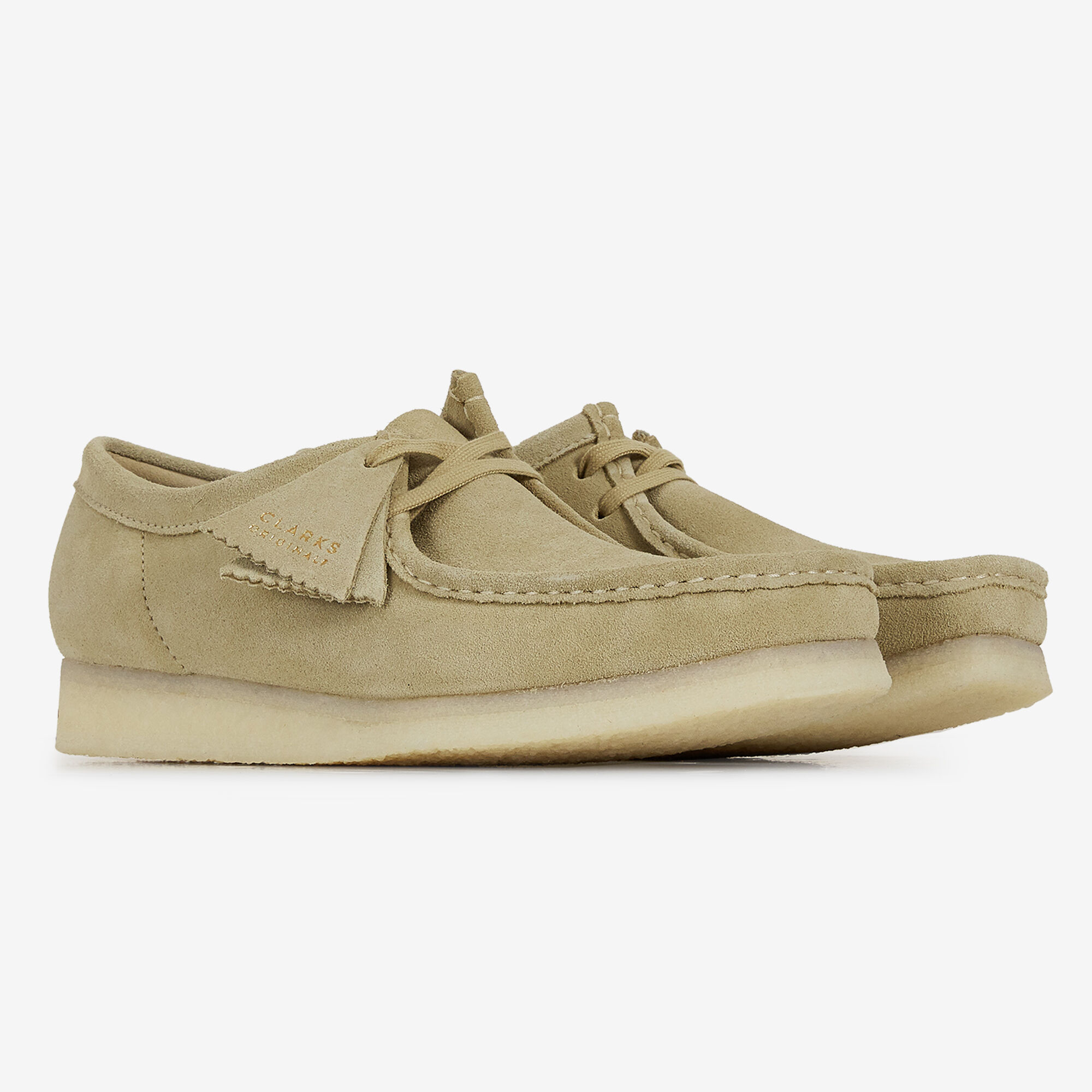 CLARKS WALLABEE BEIGE SNEAKERS MEN Courir