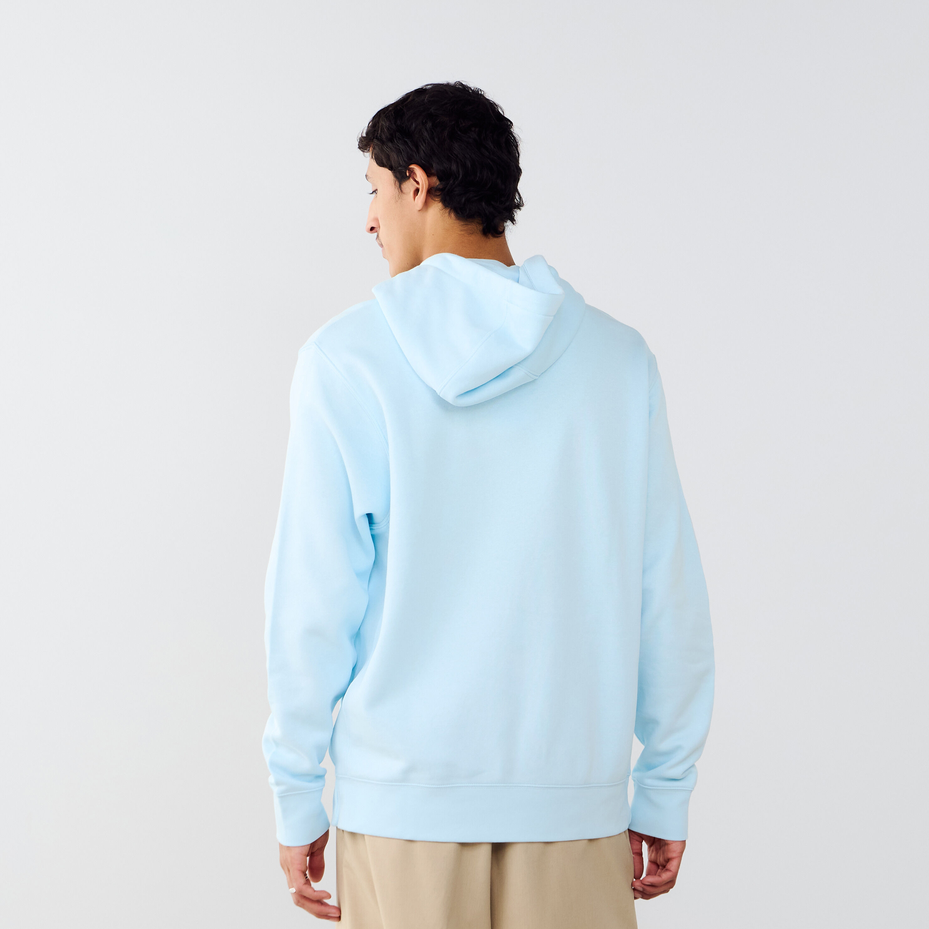 Hoodie Club Small Logo  Bleu/blanc