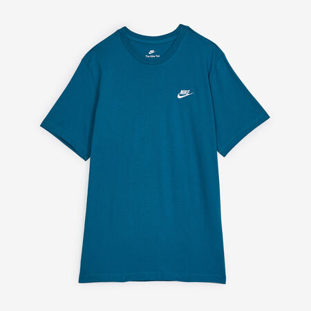 NIKE TEE SHIRT CLUB BLUE/WHITE MEN