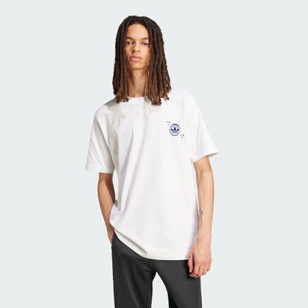 ADIDAS ORIGINALS T-SHIRT GRAPHIQUE DANCING White HOMME
