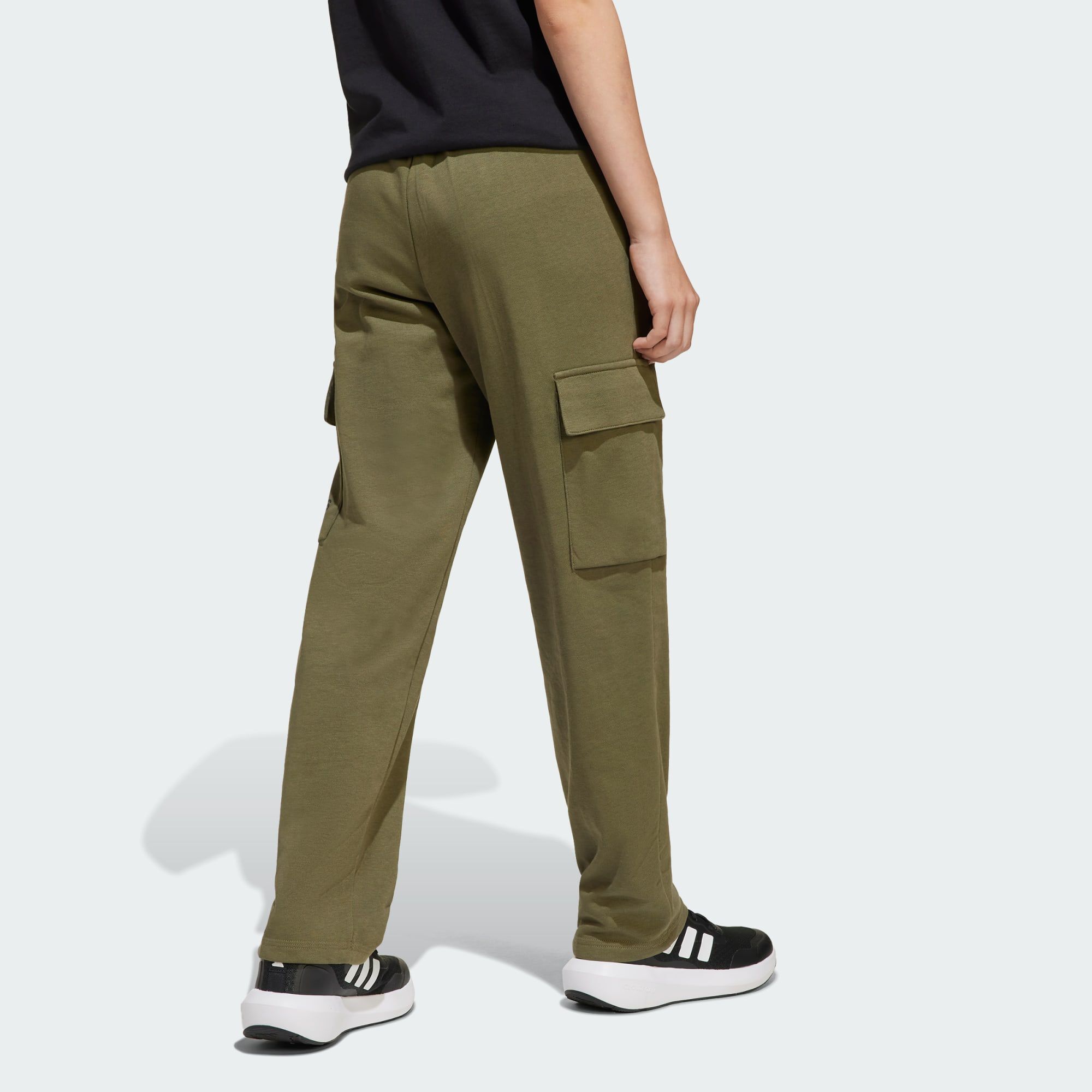 【ADIDAS】Premium Essential Cargo Pants - Shadow Olive / J adidas Premium Essentials Men's Cargo Pants Green IM2129