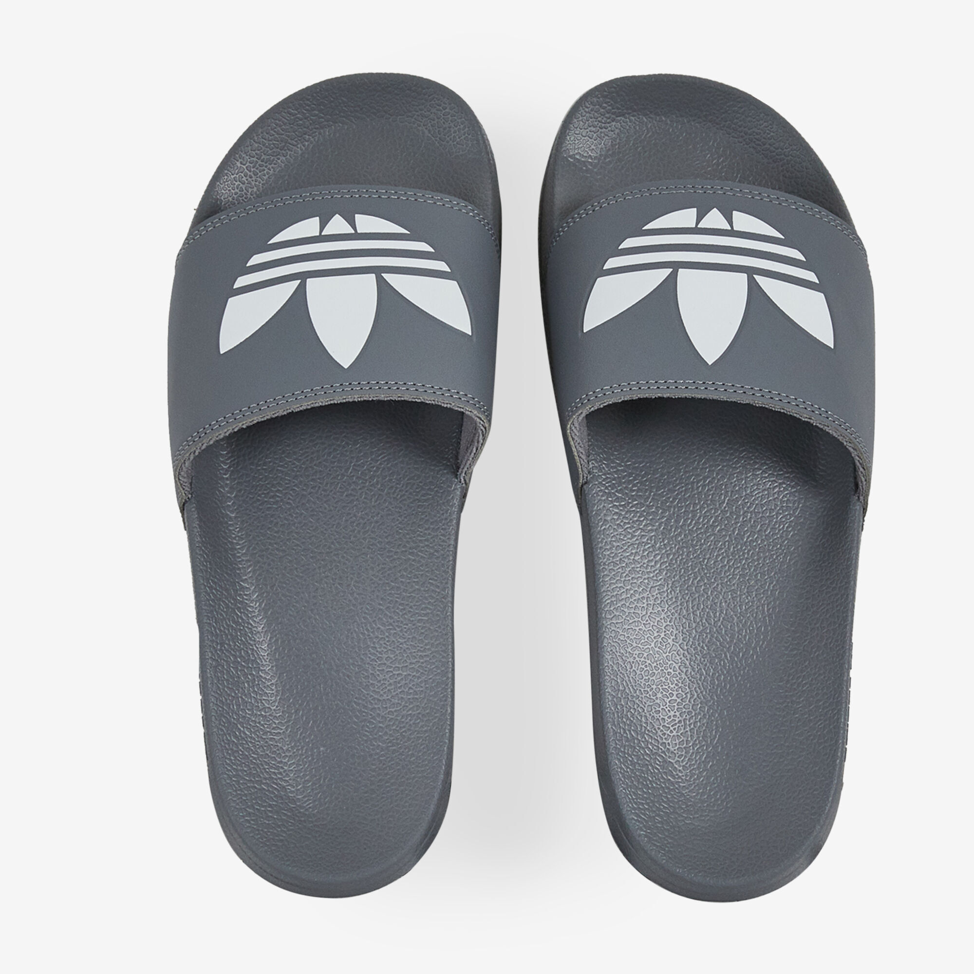 ADIDAS ORIGINALS ADILETTE LITE ESTIVALES HOMME GRIS BLANC A ENFILER SLIP ON Courir