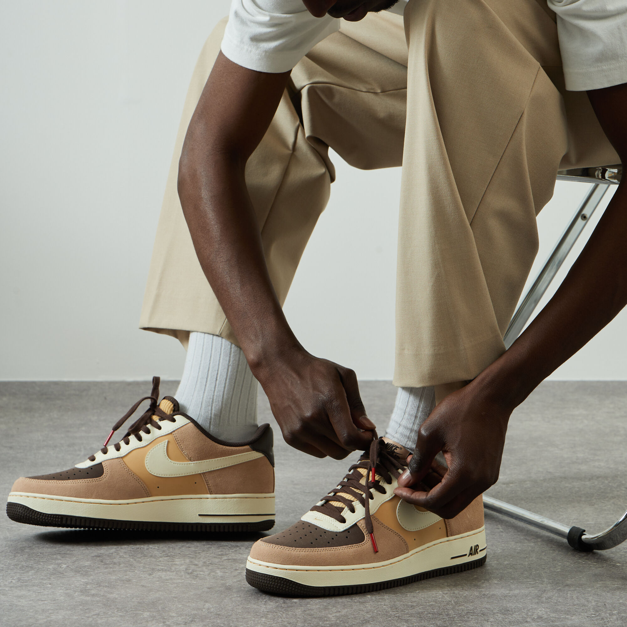 Nike air force sales 1 homme marron