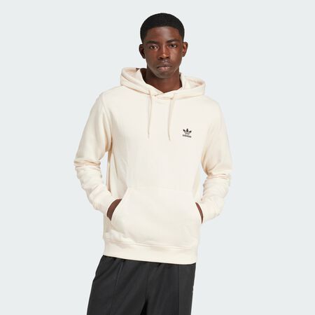 ADIDAS ORIGINALS Sweat-shirt à capuche Trèfle Essentials Wonder White HOMME