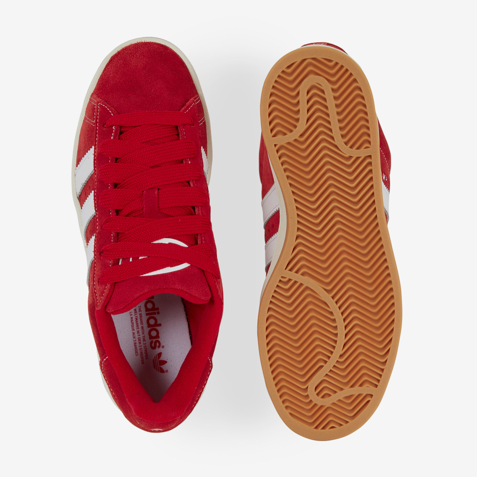 Adidas campus deals rouge