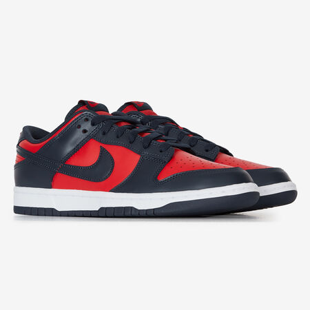 NIKE dunk DUNK LOW NOIR/ROUGE HOMME